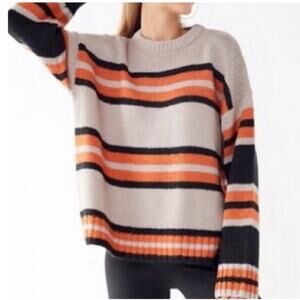 Urban Outfitters Bobby Striped Crewneck Boyfriend Sweater XS